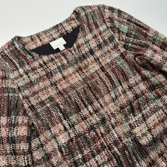 ETT TWA by Anthropologie Boucle Tweed Fringe Jacket - Picture 4 of 8